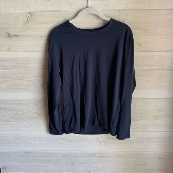 Figs Tops Figs Super Soft Pima Cotton Long Sleeve Top Underscrub